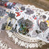 Detailed view of chess pieces, butterflies, and red hearts on Black Spade Fantasy II holographic PET tape - Miouva