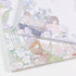Close-up of Blooming Days Notepad showing delicate watercolour brushwork and hand-drawn flower details - Miouva