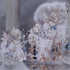 Close-up of Blue Angel PET Tape featuring a small angel holding a candle with gentle light reflection - Miouva