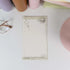 Vintage-inspired notepad page with butterfly mail illustration - Miouva