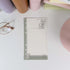 Personal planner sheet with butterfly border and green frame design - Miouva
