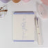 Lemon Garden variant of Floral Fruits notepad with hand-drawn lemons and soft floral accents - Miouva