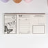 Lilith’s Stamp Memo Pad variant with butterfly motif and elegant linework on cream paper - Miouva