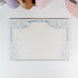 Horizontal lined variant of Morning Glory B5 notepad displayed on desk - Miouva