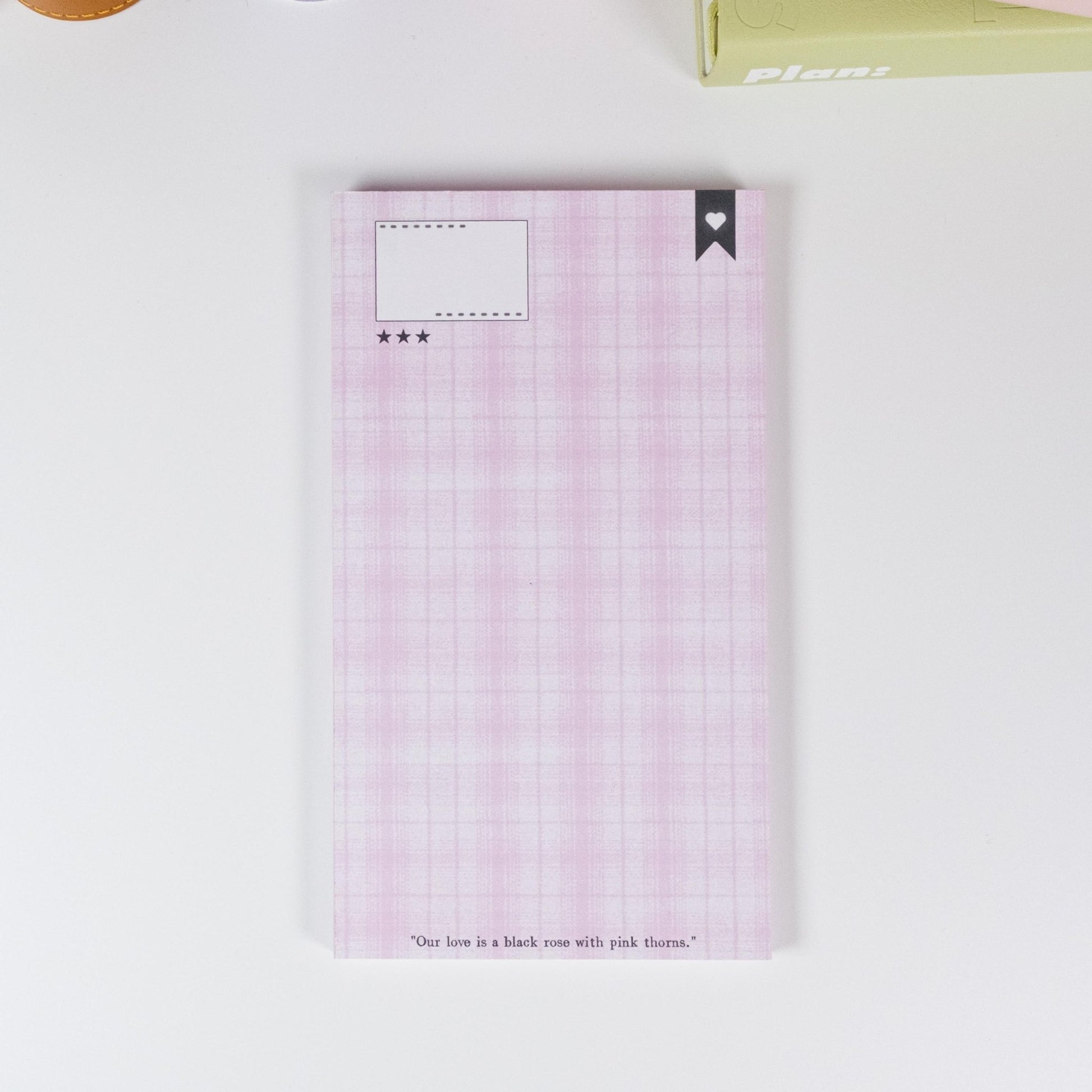 Exclusive Pink & Ink Planner Refills memo layout for free notes, sketches, and spontaneous ideas - Miouva