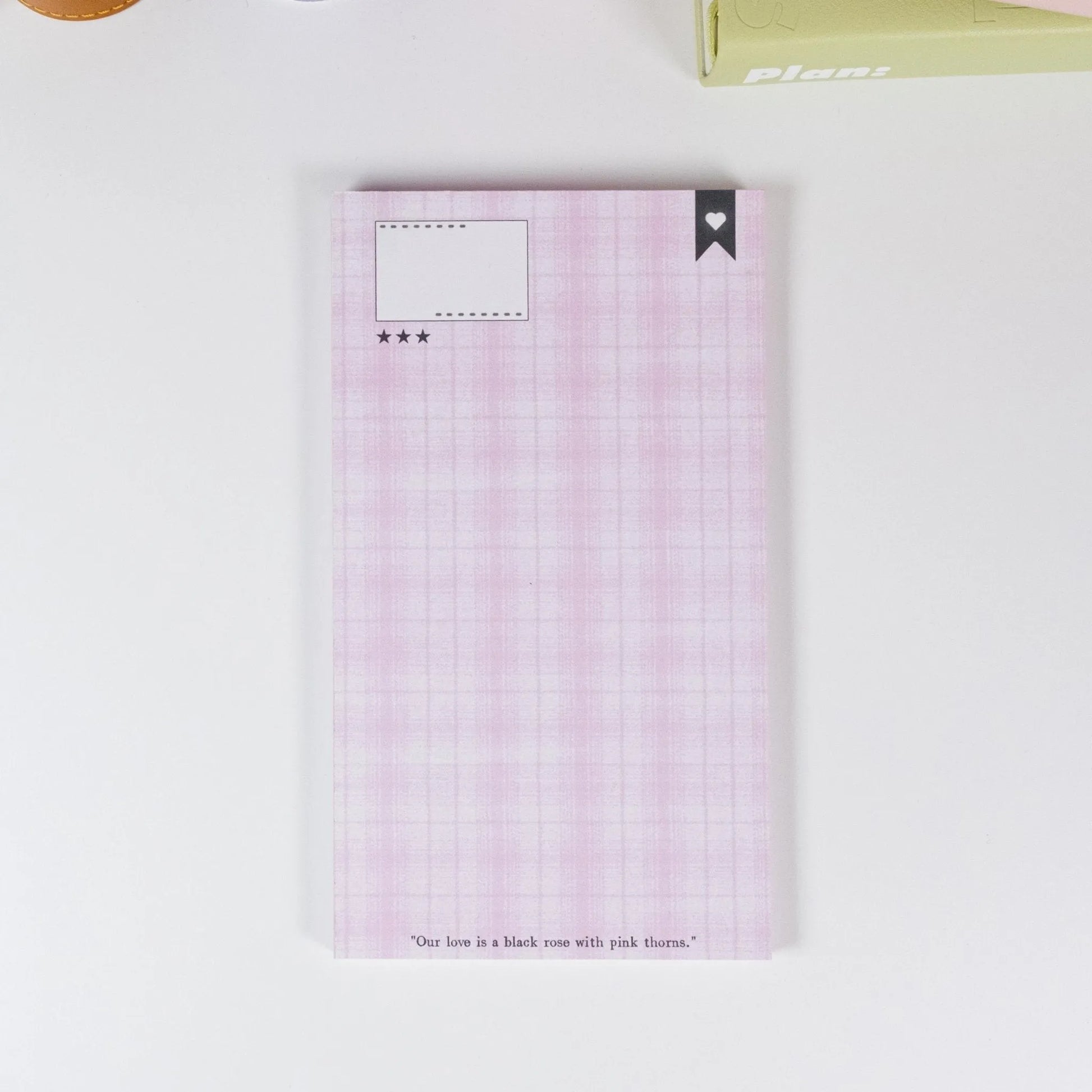 Exclusive Pink & Ink Planner Refills memo layout for free notes, sketches, and spontaneous ideas - Miouva