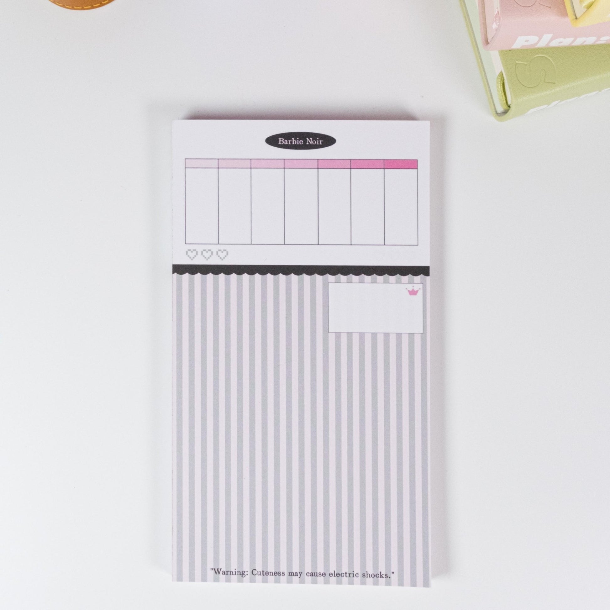 Exclusive Pink & Ink Planner Refills weekly layout for calm, organised schedule planning and overview - Miouva