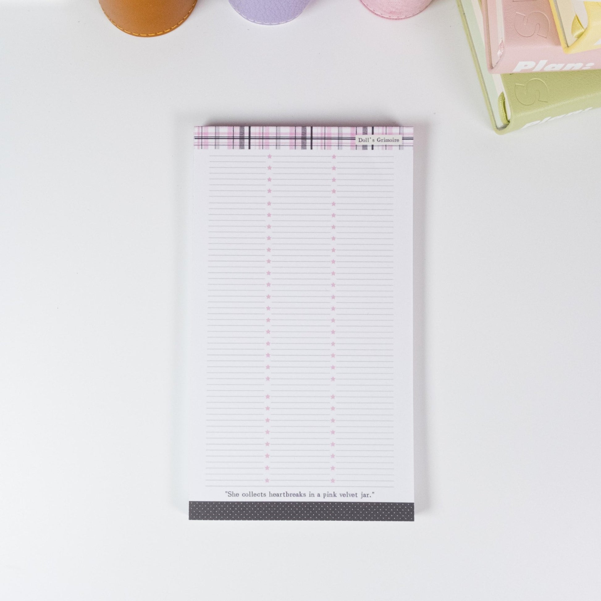 Exclusive Pink & Ink Planner Refills checklist layout for daily to-do lists and mindful task tracking - Miouva