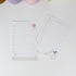 Pocket Coffee Notepad variant featuring rose and notebook illustration with soft brown and pink tones - Miouva