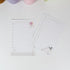 Pocket Coffee Notepad variant featuring rose and notebook illustration with soft brown and pink tones - Miouva