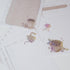 Close-up of Pocket Coffee Notepad highlighting delicate coffee illustrations and smooth FSC 120gsm paper texture - Miouva