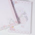 Detailed view of Pink Primrose Planner Refills, highlighting double-sided printing and elegant floral borders - Miouva