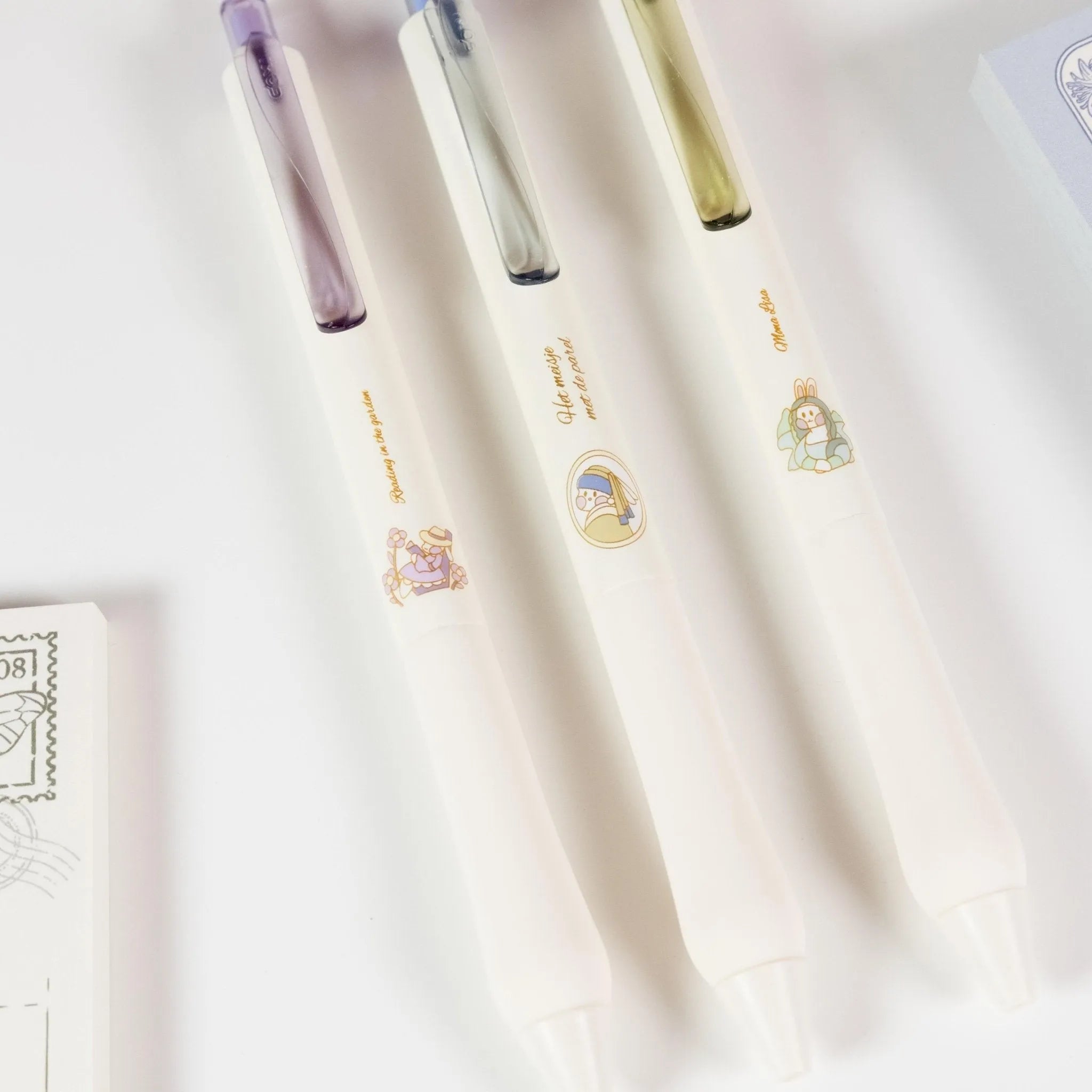 Classic Art Bunny Gel Pen 0.5mm Black - Miouva
