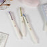 Classic Art Bunny Gel Pen 0.5mm black with art-inspired bunny design and soft silicone grip - Miouva